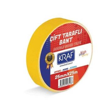 Kraf 2525G 25 x25 mm Çift Taraflı Bant