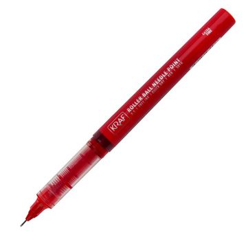 Kraf 301G Kırmızı İgne Uç 0.5 Roller Kalem