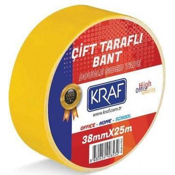 Kraf 38 Mm x 25 M Çift Taraflı Bant