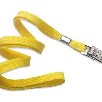 Kraf 510G Metal Klips Sarı Kart Askı İpi