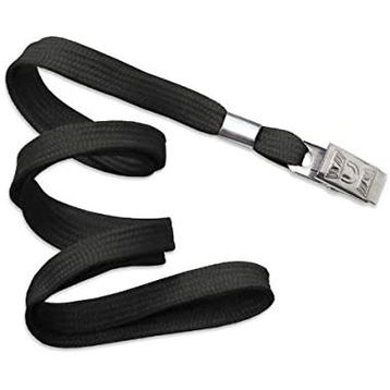 Kraf 510G Metal Klips Siyah Kart Askı İpi