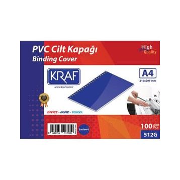 Kraf 512G 160 Mikron 100 Adet Lacivert Cilt Kapağı