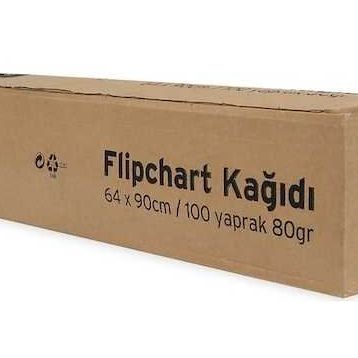 Kraf 702 gr Rulo 64x90 cm 100 Yaprak Flipchart Kağıdı