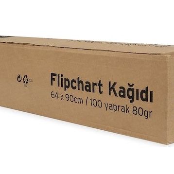 Kraf 702 gr Rulo 64x90 cm 100 Yaprak Flipchart Kağıdı