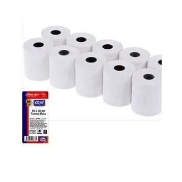 Kraf 80x30 cm 10'lu Termal Rulo