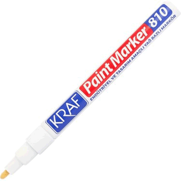 Kraf 810 Beyaz Paint Markör Kalem