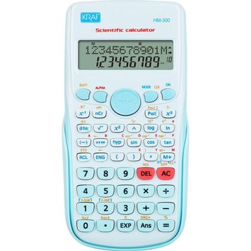 Kraf HM-300-BL Mavi 240 Fonksiyonlu Bilimsel Hesap Makinesi