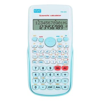 Kraf HM-300-BL Mavi 240 Fonksiyonlu Bilimsel Hesap Makinesi