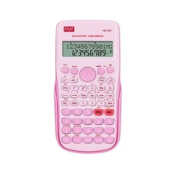 Kraf HM-300-PK Pembe 240 Fonksiyonlu Bilimsel Hesap Makinesi