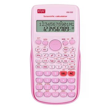 Kraf HM-300-PK Pembe 240 Fonksiyonlu Bilimsel Hesap Makinesi