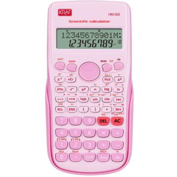 Kraf HM-300-PK Pembe 240 Fonksiyonlu Bilimsel Hesap Makinesi