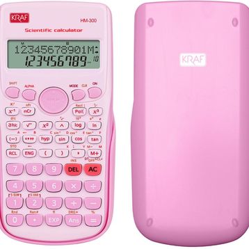 Kraf HM-300-PK Pembe 240 Fonksiyonlu Bilimsel Hesap Makinesi