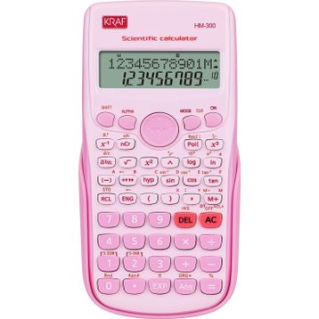 Kraf HM-300-PK Pembe 240 Fonksiyonlu Bilimsel Hesap Makinesi
