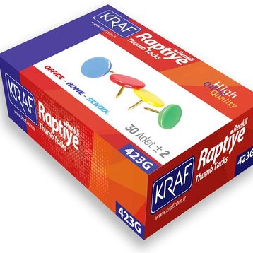 Kraf Renkli 423 gr Raptiye