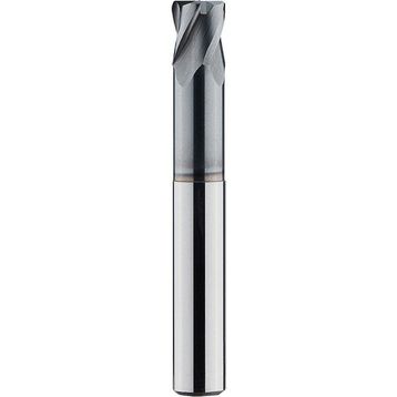 Kraft 4x4x20x6x58 mm R0.5 65HRC 4 Ağız Karbür Freze