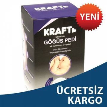 Kraft Anti-Bakteriyel Jelli 40'lı Göğüs Pedi