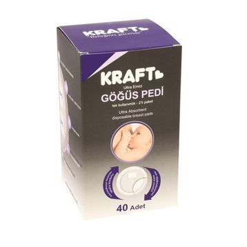 Kraft Anti-Bakteriyel Jelli 40'lı Göğüs Pedi