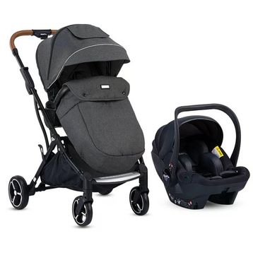 Kraft Juno I-Size Travel Sistem Koyu Gri Bebek Arabası