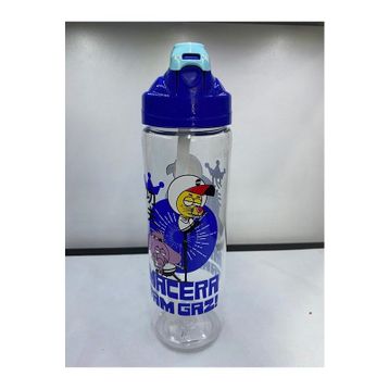 Kral Şakir 500 ml Yeşil Desenli Pipetli Tritan Matara