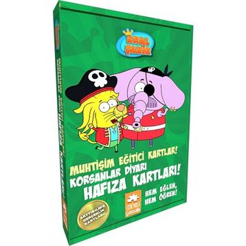 Kral Şakir Muhtişim Eğitici Kartlar Korsanlar Diyarı Hafıza Kartları - Kolektif