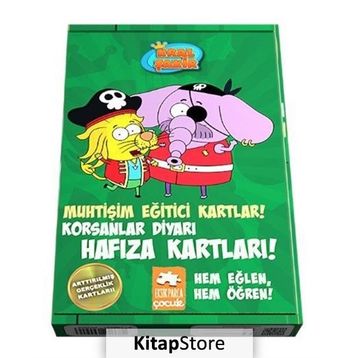Kral Şakir Muhtişim Eğitici Kartlar Korsanlar Diyarı Hafıza Kartları - Kolektif