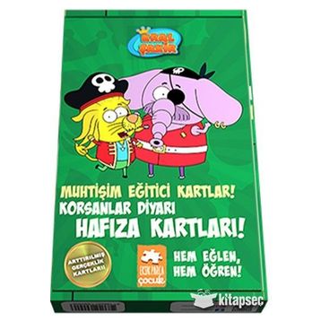 Kral Şakir Muhtişim Eğitici Kartlar Korsanlar Diyarı Hafıza Kartları - Kolektif