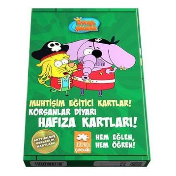 Kral Şakir Muhtişim Eğitici Kartlar Korsanlar Diyarı Hafıza Kartları - Kolektif