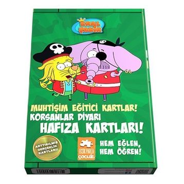 Kral Şakir Muhtişim Eğitici Kartlar Korsanlar Diyarı Hafıza Kartları - Kolektif