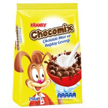 Kranky 250 gr Chocomix Mısır ve Buğday Gevreği