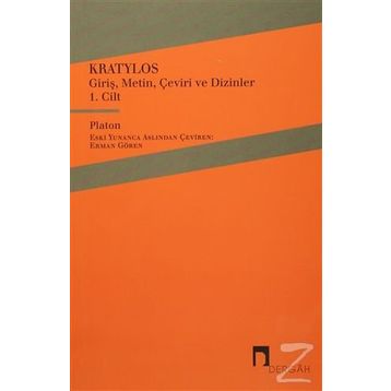 Kratylos 1. Cilt - Platon Longions