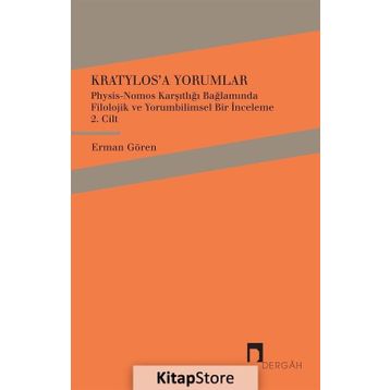 Kratylos'a Yorumlar Cilt: 2 - Kolektif