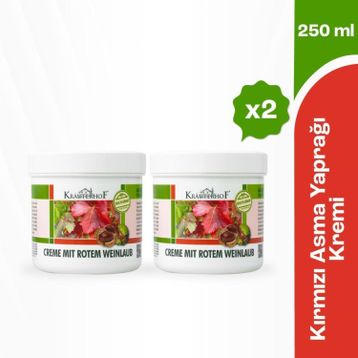 Krauterhof 2x250 ml Kırmızı Asma Yaprağı Kremi