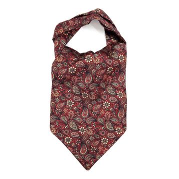 Kravatkolik K598 Bordo Motif Desen Erkek Fular