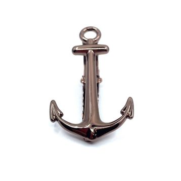 Kravatkolik KİY709 Çıpa Motif Bronz Renk Kravat Iğnesi