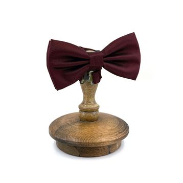 Kravatkolik P1896 Bordo Nokta Desen Büyük Erkek Papyon