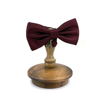 Kravatkolik P1896 Bordo Nokta Desen Büyük Erkek Papyon