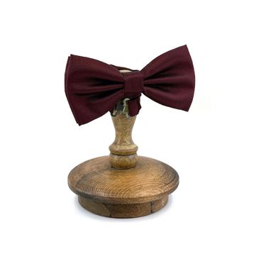 Kravatkolik P1896 Bordo Nokta Desen Büyük Erkek Papyon
