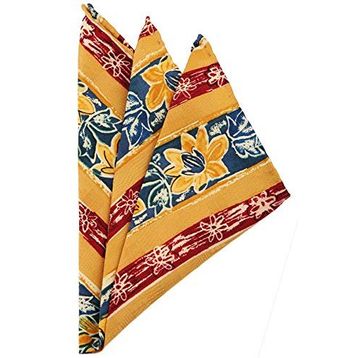 Kravatkolik SPS205 Sarı Motif Baskılı İpek Mendil