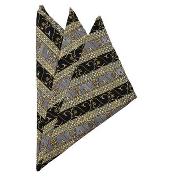 Kravatkolik SPS388 Çok Renkli Motif Baskılı İpek Mendil