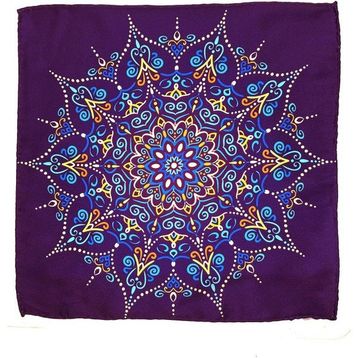Kravatkolik SPS576-83 Mor Motif Desen Erkek Cep Mendili