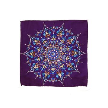 Kravatkolik SPS576-83 Mor Motif Desen Erkek Cep Mendili