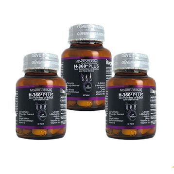 Krc Derma Hair 360 Plus Saw Palmetto Biotin 3x60 Kapsül