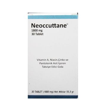 Krc Derma Neoccuttane 1800 mg Vitamin A 30 Tablet