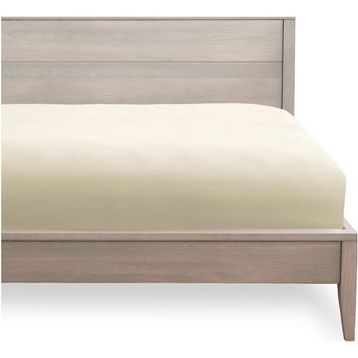 Krem 160x200 cm Çift Kişilik Lastikli Penye Çarşaf