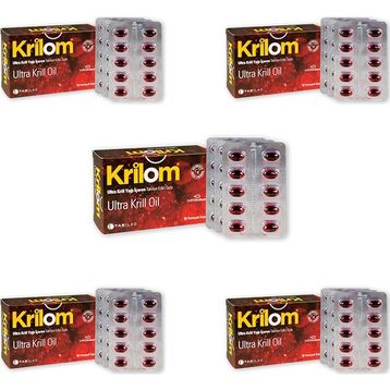 Krilom Ultra Krill Oil 5x30 Kapsül Balık Yağı
