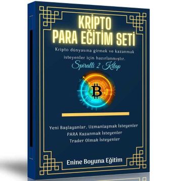 Kripto Para Eğitim Seti 2 Spiralli Kitap Enine Boyuna Eğitim