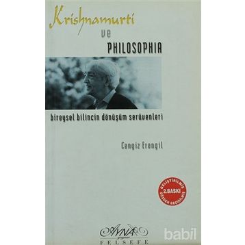 KRISHNAMURTI VE PHILOSOPHIA - CENGIZ ERENGIL