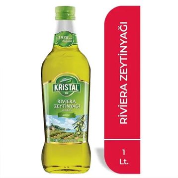 Kristal 1 lt Cam Riviera Zeytinyağı