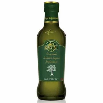 Kristal 500 ml Organik Cam Sızma Zeytinyağı