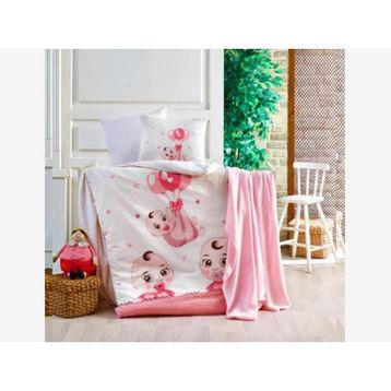 Kristal Babies Pink Bebek Nevresim Takımı